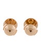 Hermès 18K Ex-Libres Round Stud Earrings