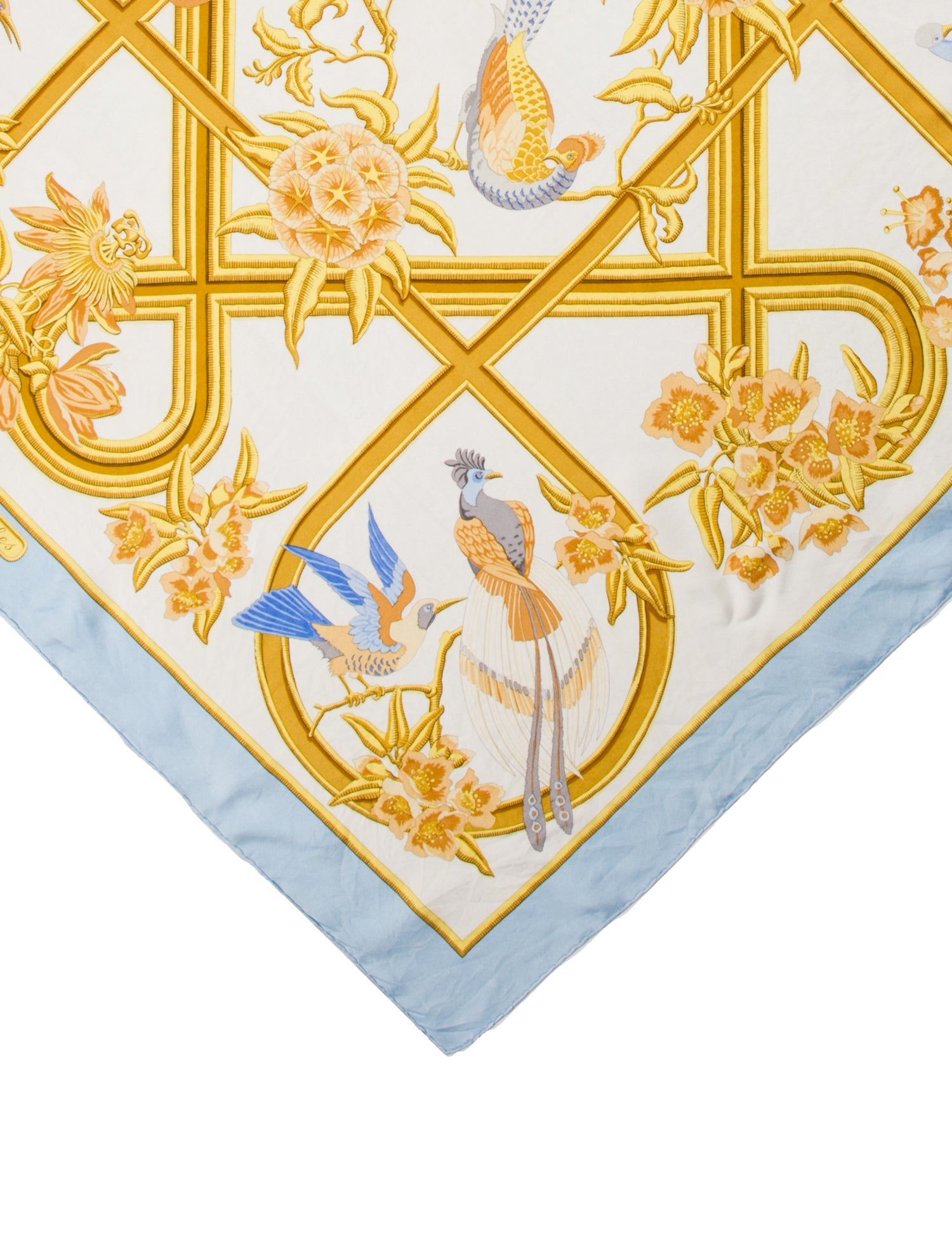 Hermès Caraïbes Silk Scarf