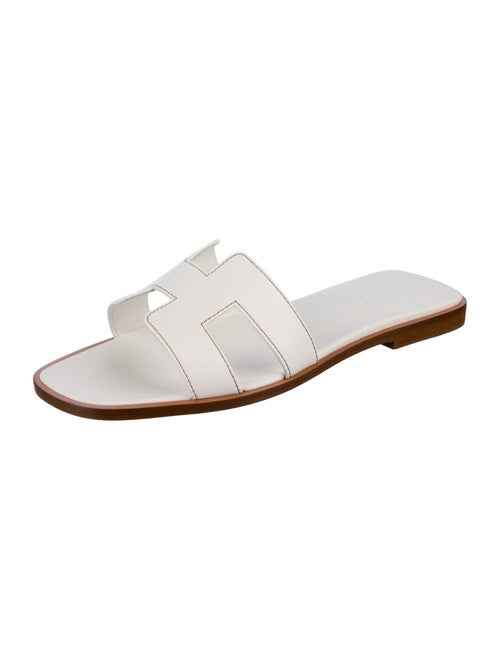 Hermès Oran Leather Slides