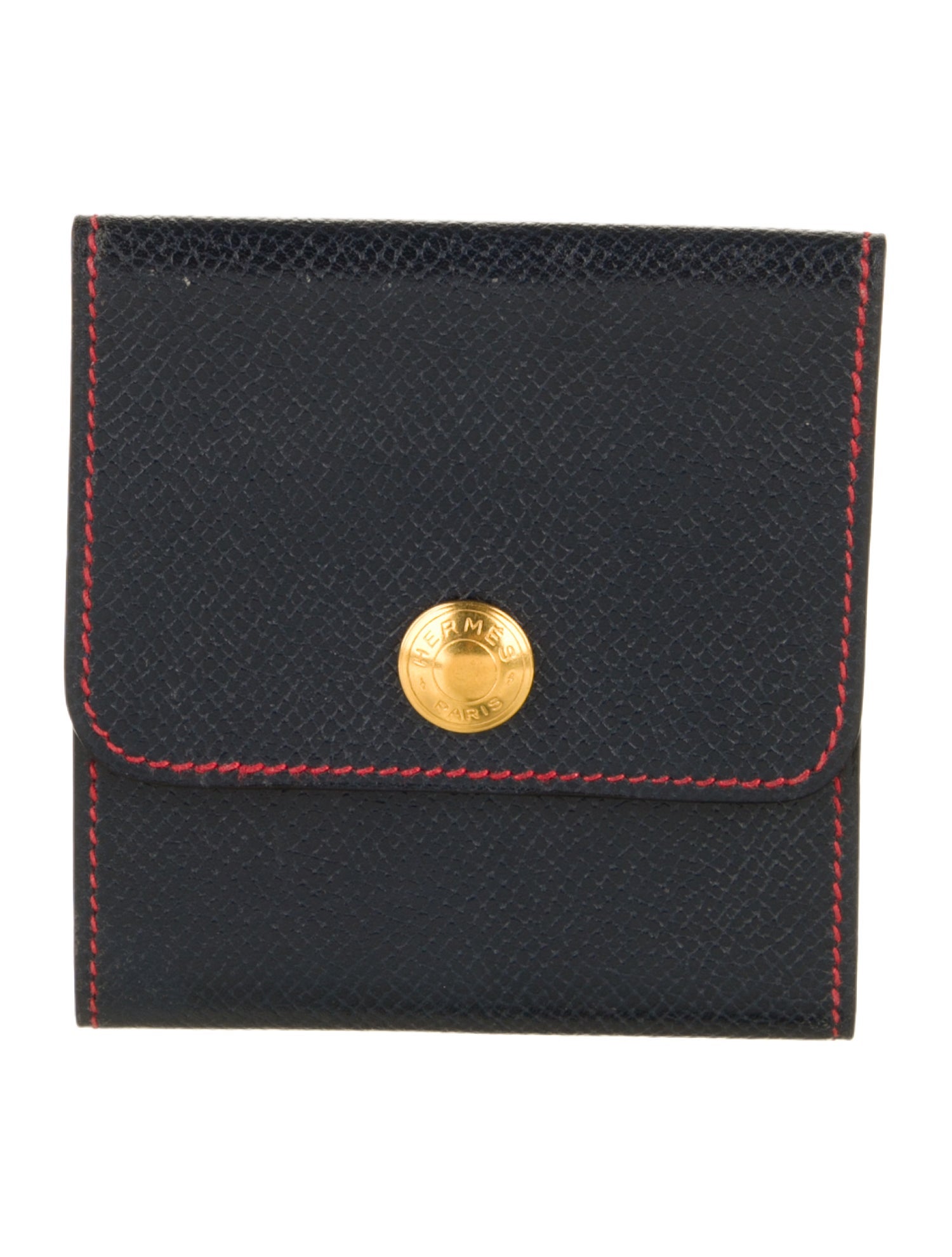 Hermès Vintage Courchevel Memo Pad Holder