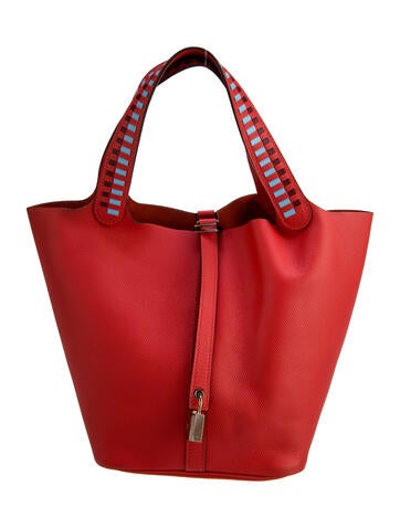 Hermès Handle Bags Epsom Tressage Picotin Lock 22