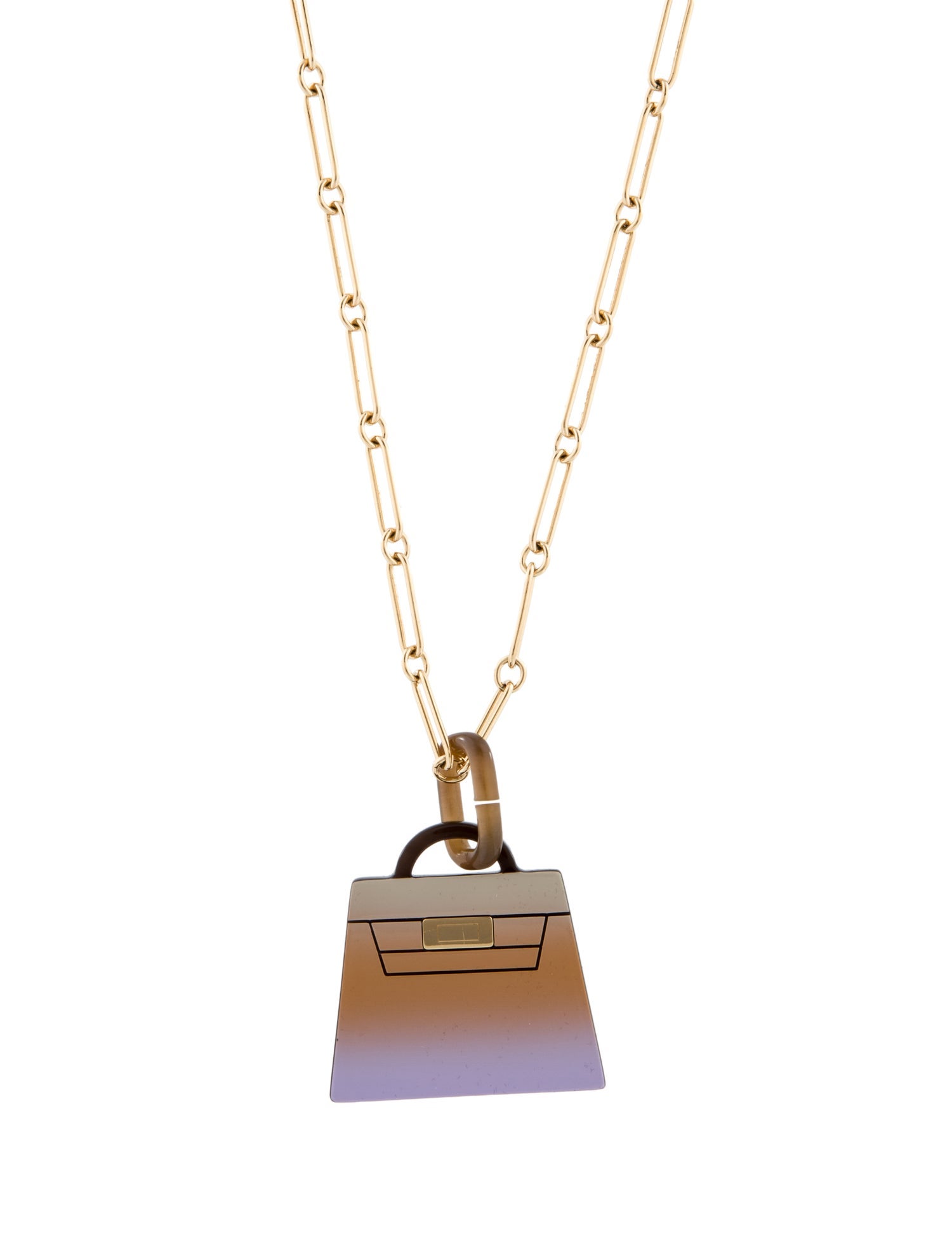 Hermès Fusion Amulette Kelly Pendant Necklace
