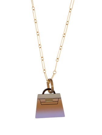 Hermès Fusion Amulette Kelly Pendant Necklace