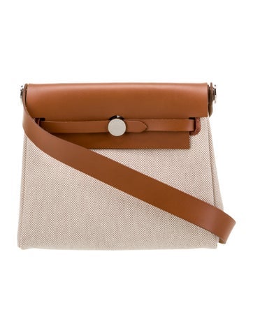 Hermès Crossbody Bags 2025 Toile Mini Herbag Zip 20