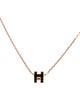 Hermès Mini Pop H Pendant Necklace