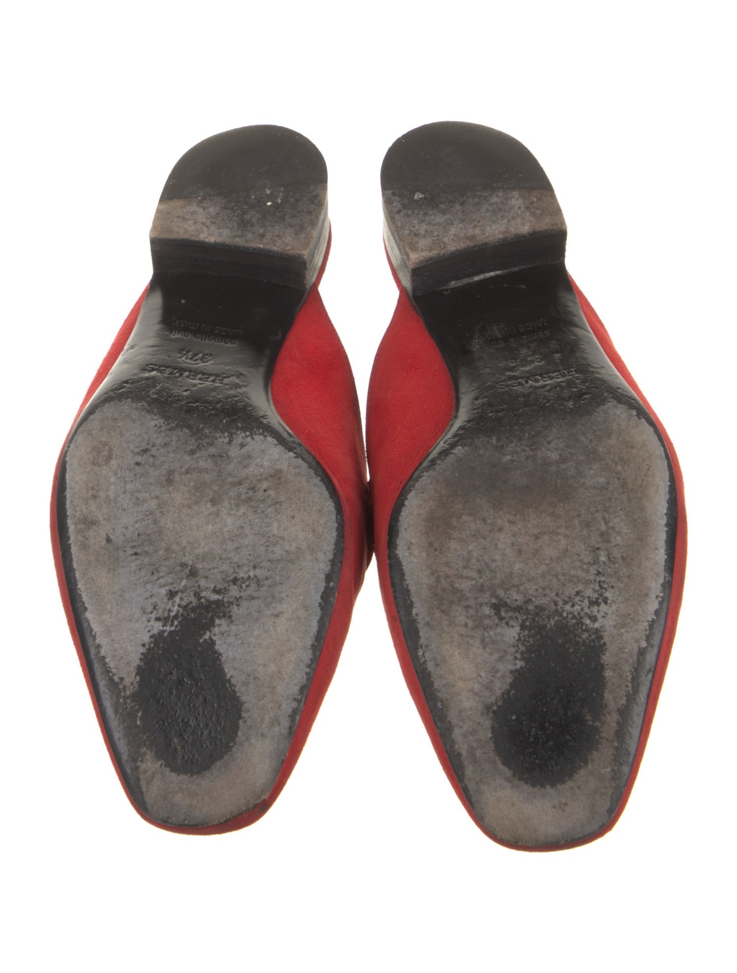 Hermès Time Suede Mules