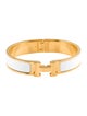 Hermès Enamel Clic H Bangle