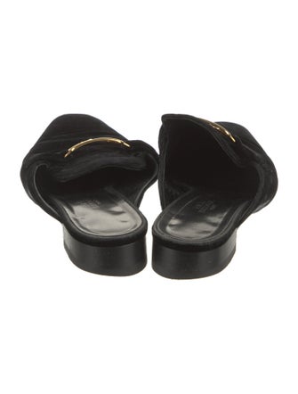 Hermès Vincennes Velvet Mules