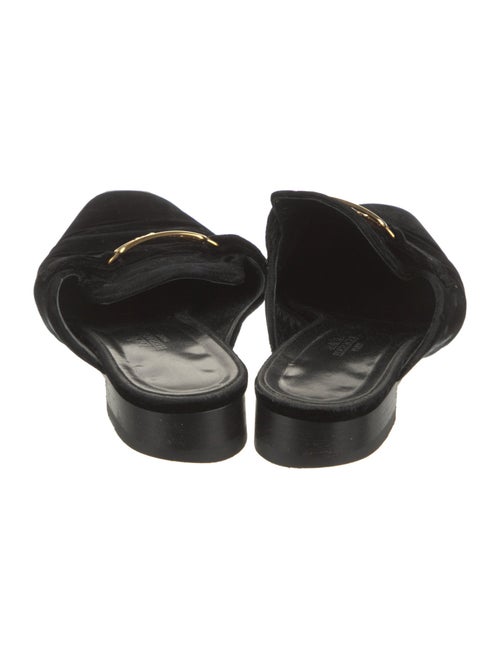 Hermès Vincennes Velvet Mules