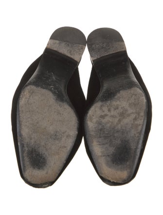 Hermès Vincennes Velvet Mules