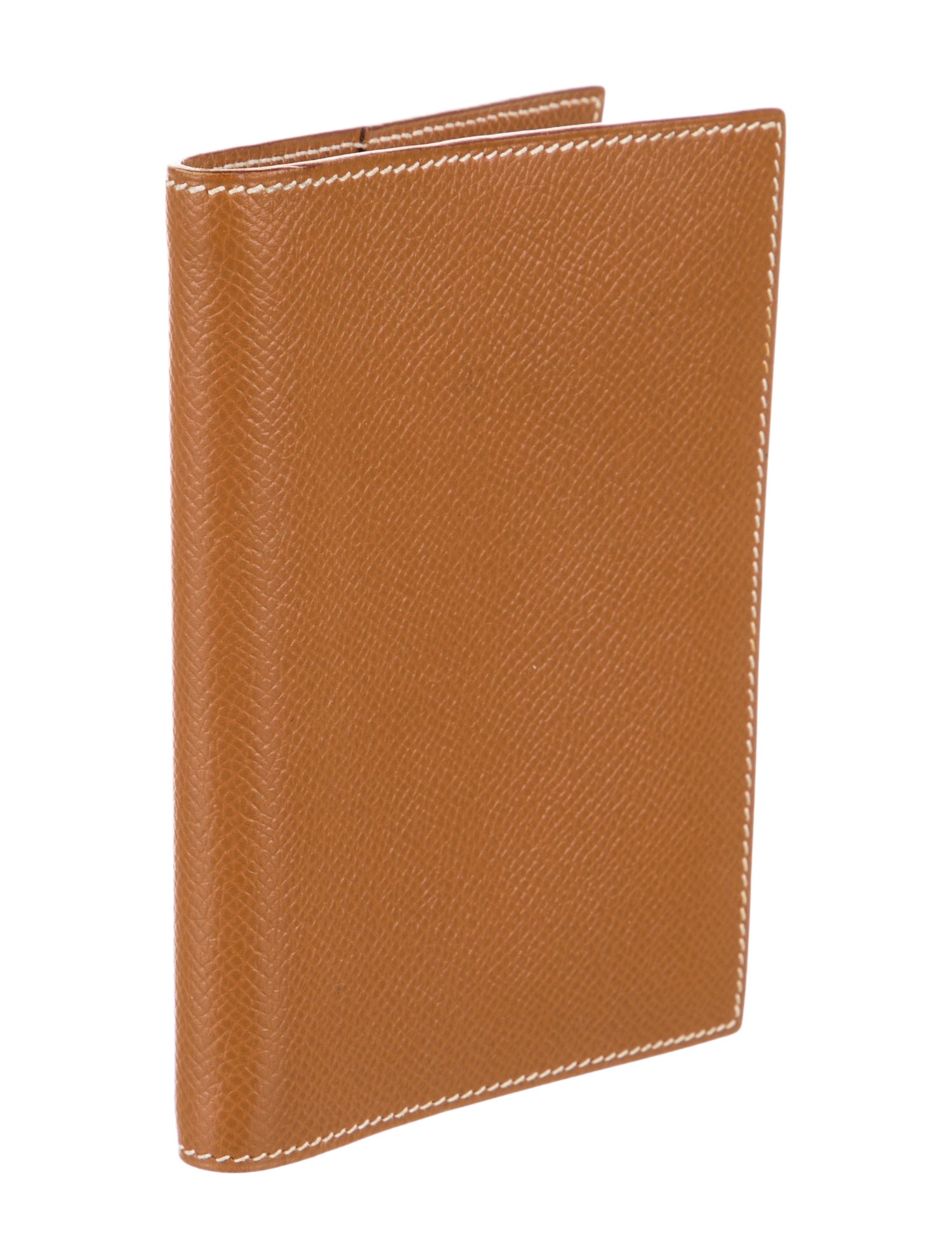 Hermès Vintage Courchevel Globe Trotter PM Notebook Cover