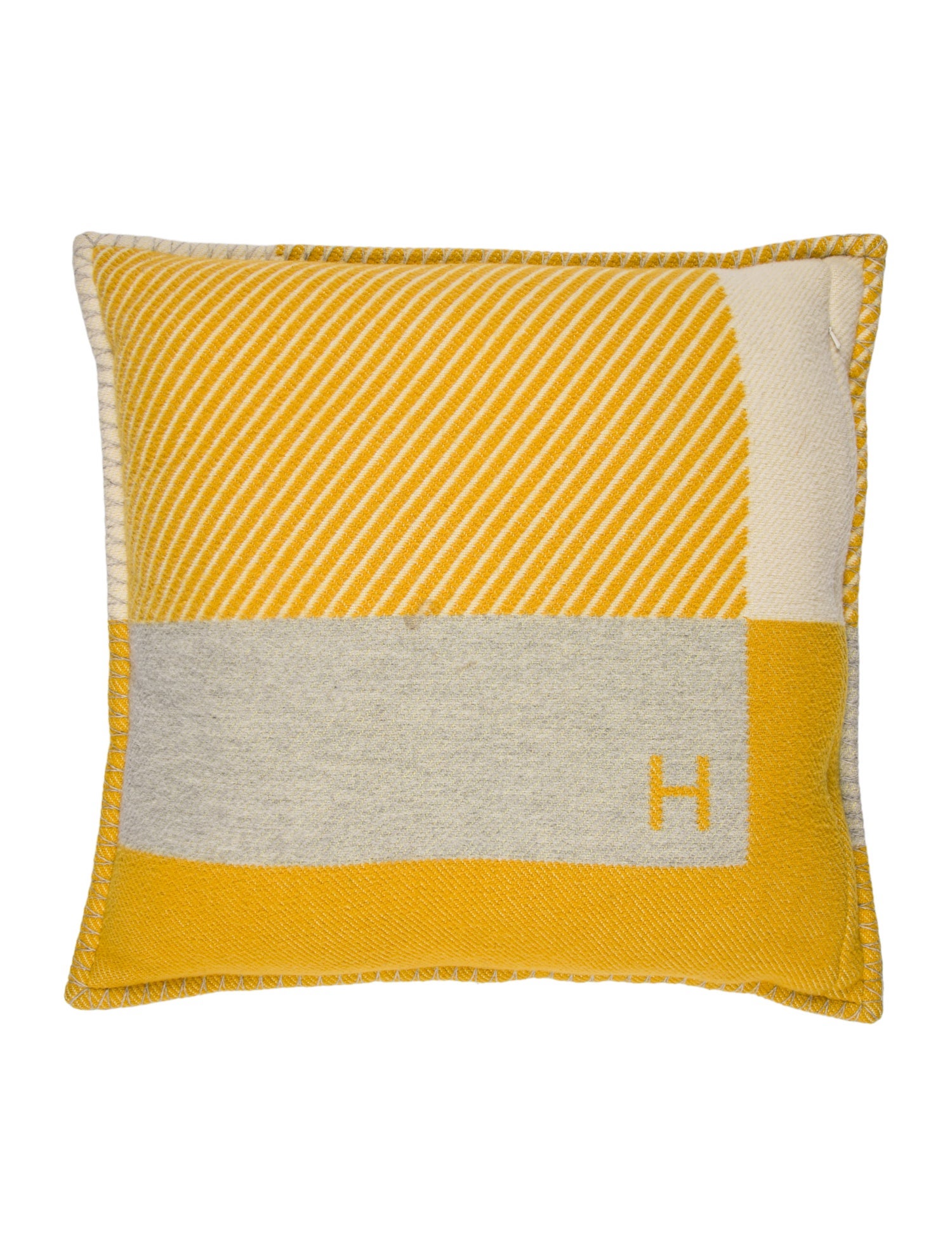 Hermès H Riviera Throw Pillow