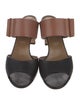 Hermès Leather Slides