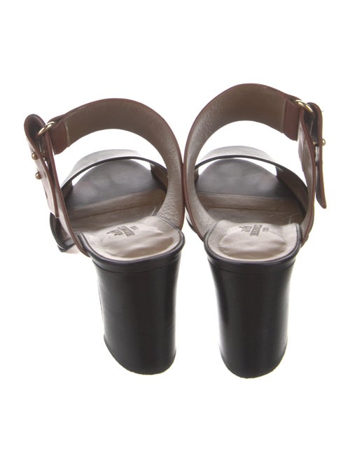 Hermès Leather Slides