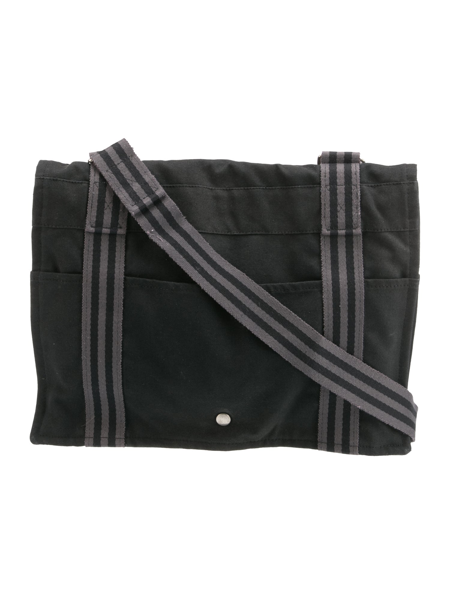 Hermès Toile Fourre-Tout Besace MM