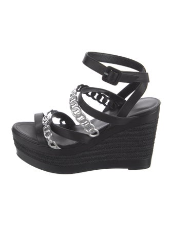 Hermès Amarres Calfskin Espadrilles