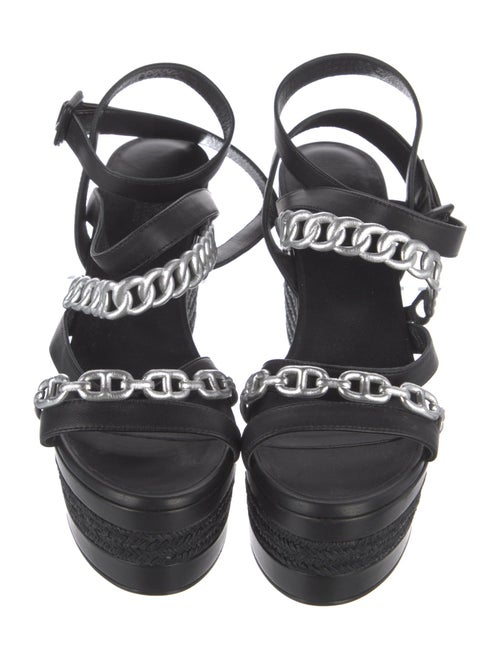 Hermès Amarres Calfskin Espadrilles