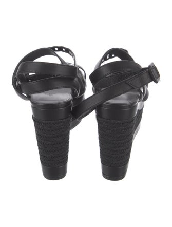 Hermès Amarres Calfskin Espadrilles