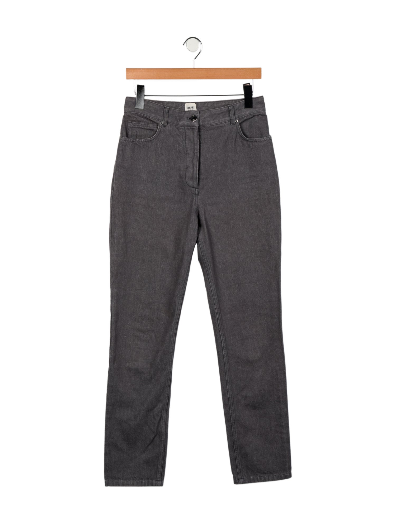 Hermès High-Rise Straight Leg Jeans