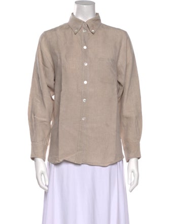 Hermès Vintage Late 1990's - Early 2000's Button-Up Top