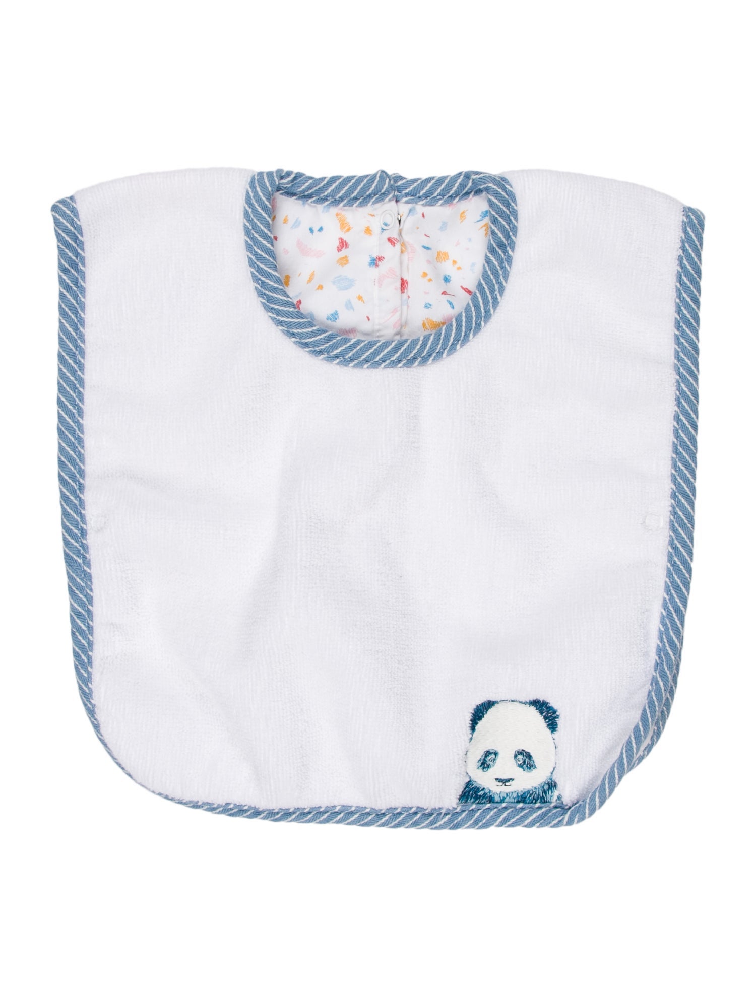 Hermès Infants' Embroidered Accent Baby Bib
