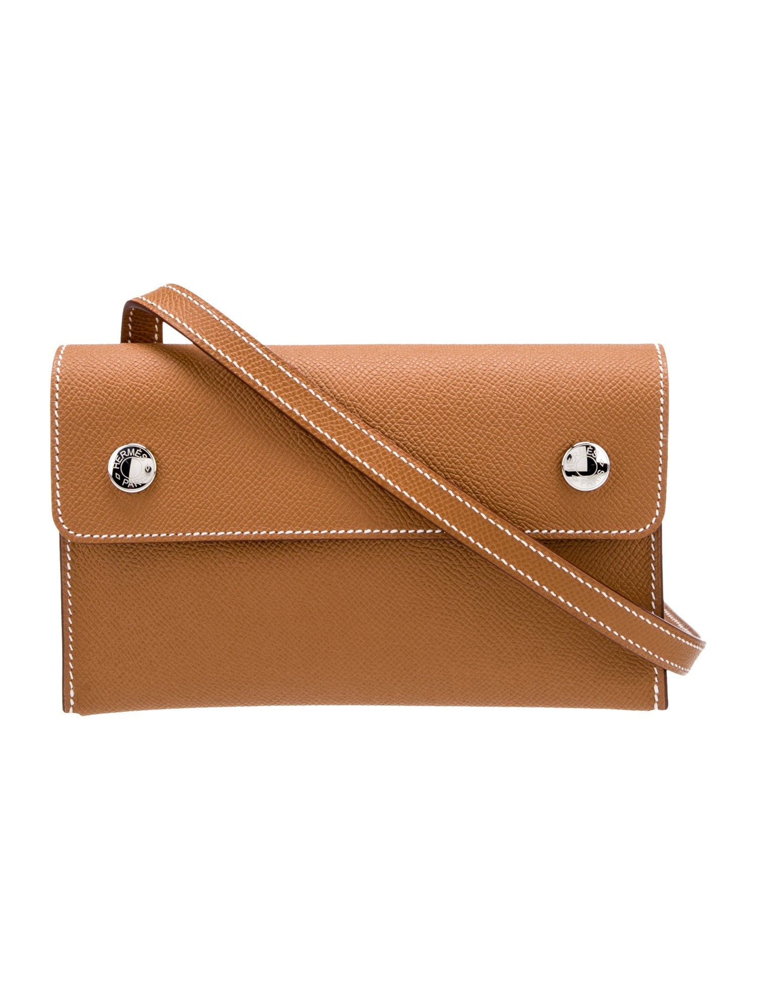 KMRii Studded Embossed Leather Shoulder Bag - Black Shoulder