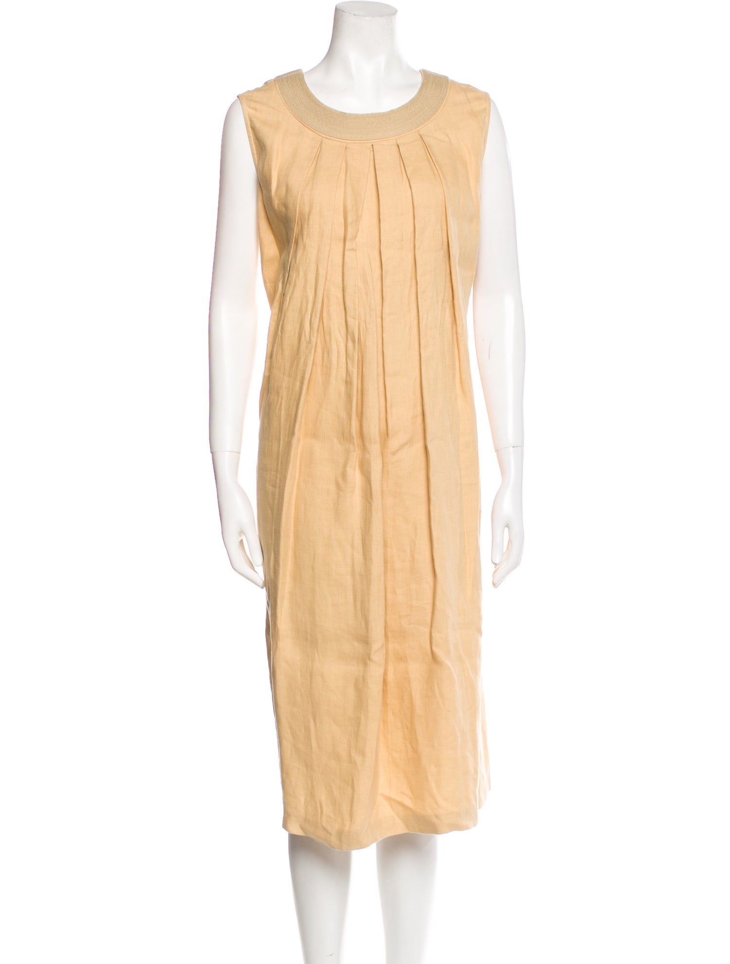 Hermès Linen Midi Length Dress