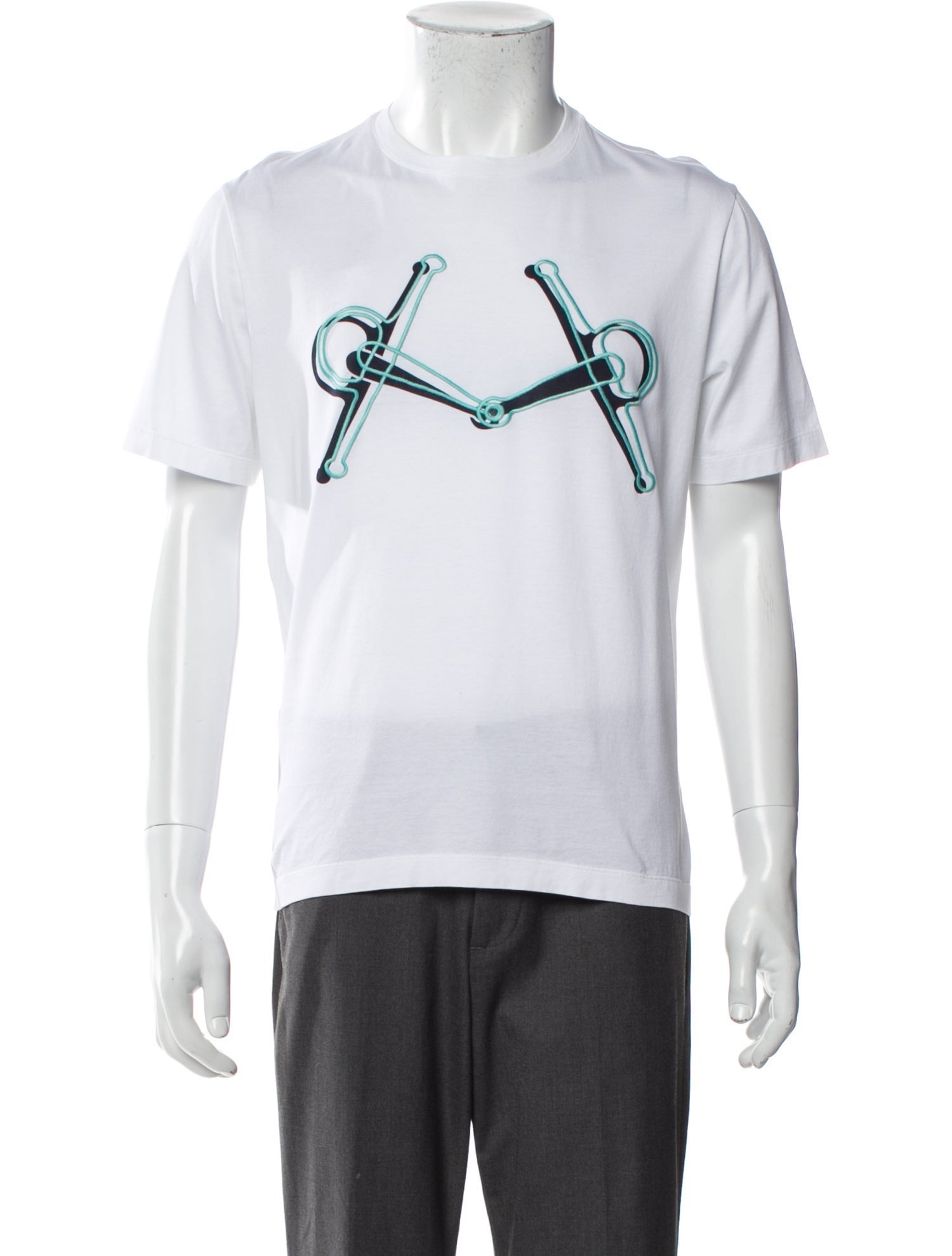 Hermès Graphic Print Crew Neck T-Shirt