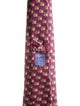 Hermès patterned silk tie