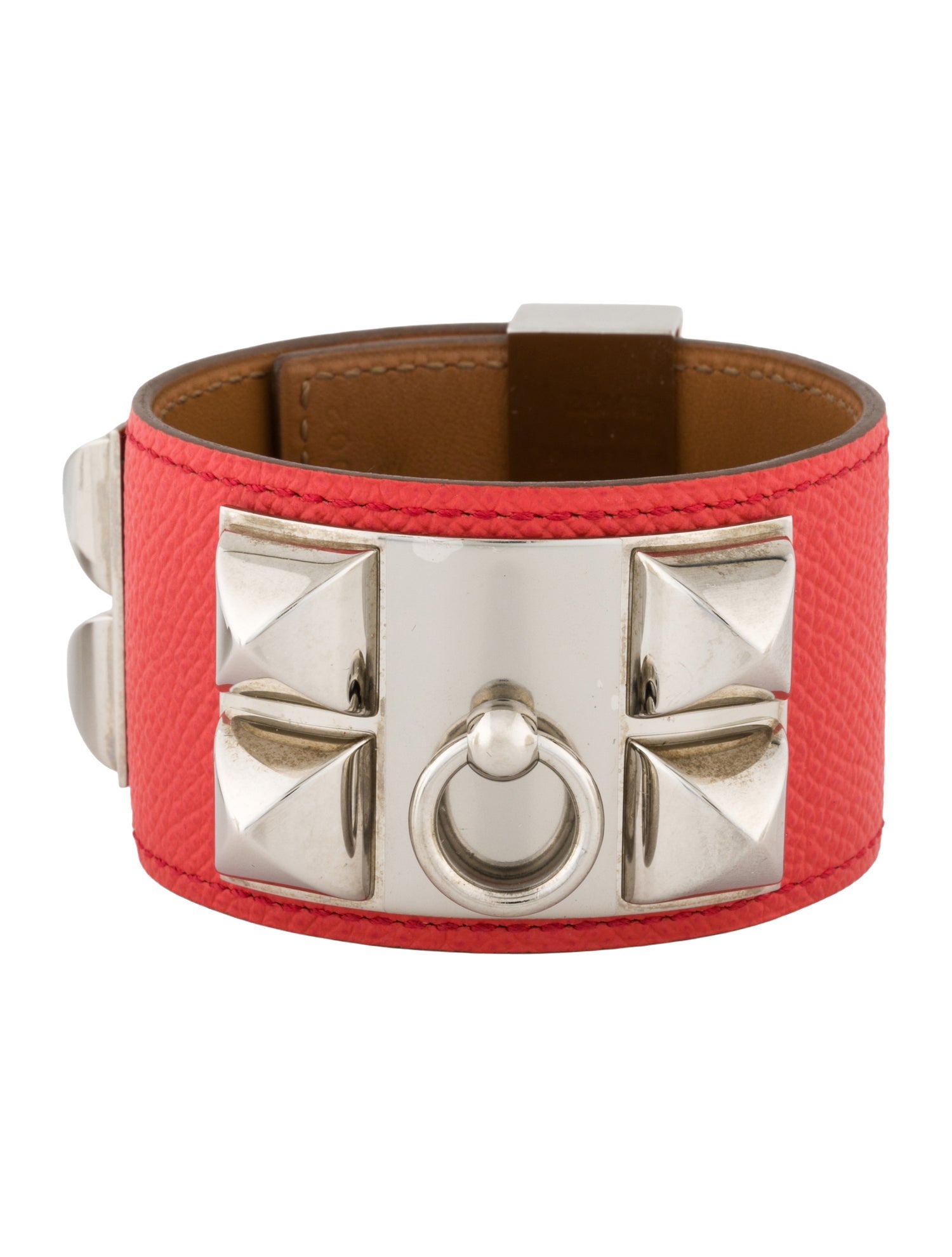Hermès Leather Collier de Chien Bracelet