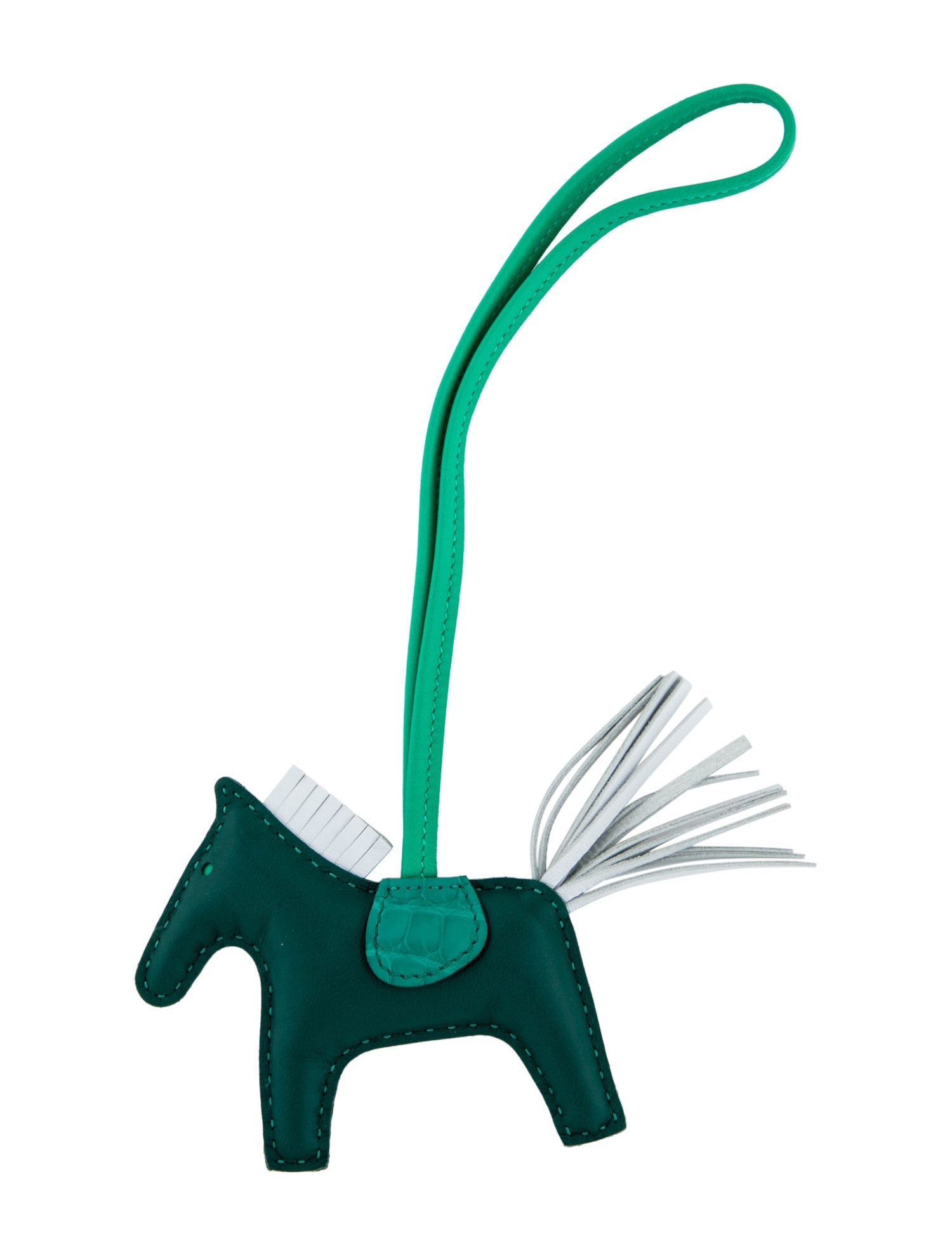 Hermès Milo & Alligator GriGri Rodeo Touch PM Bag Charm