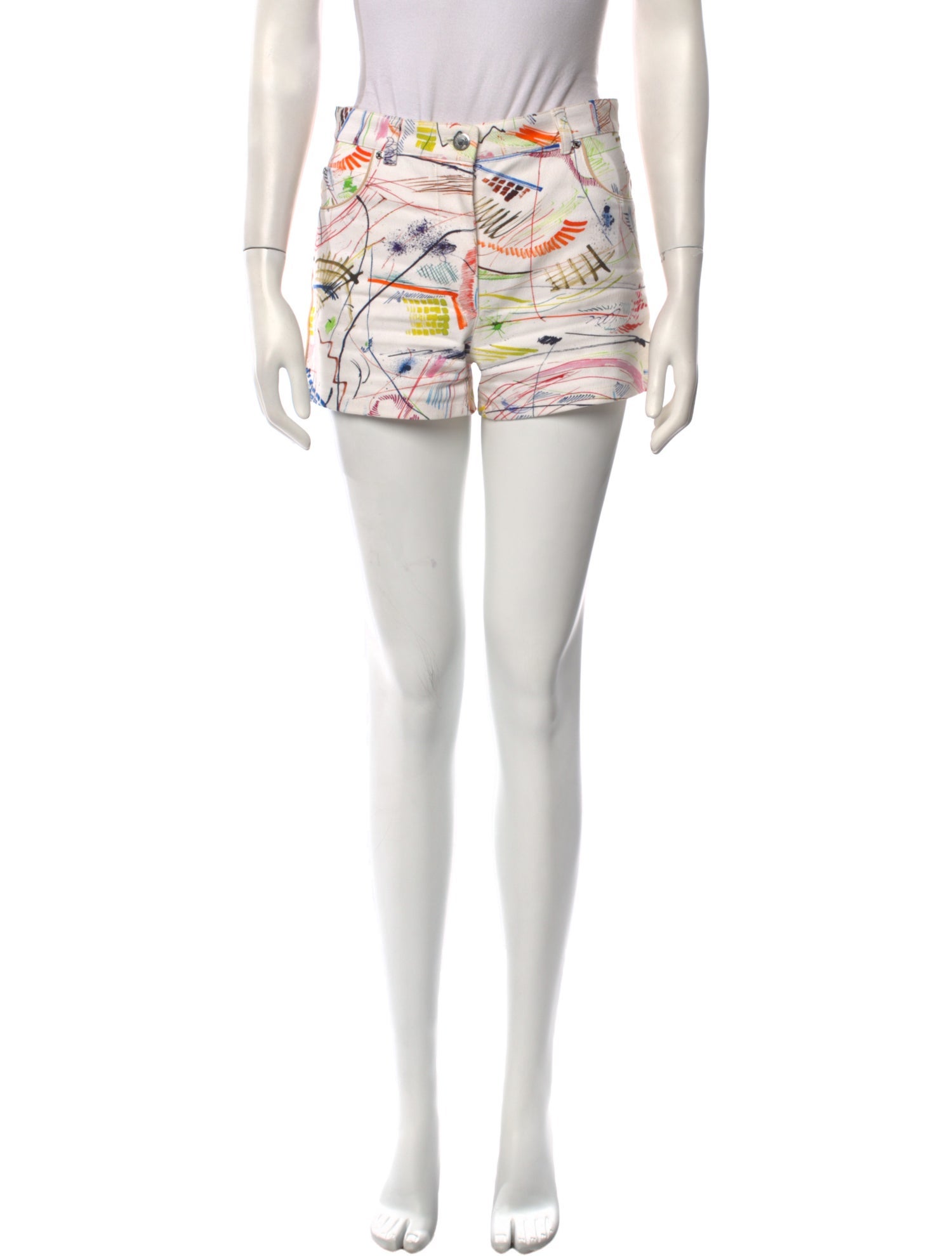 Hermès Printed Mini Shorts