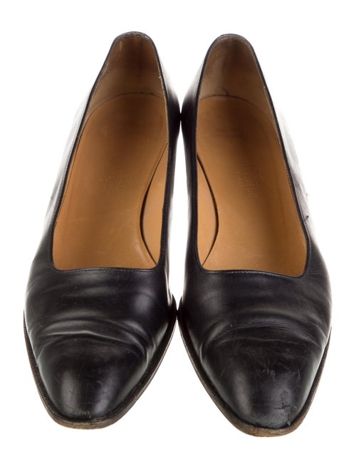 Hermès Leather Ballet Flats