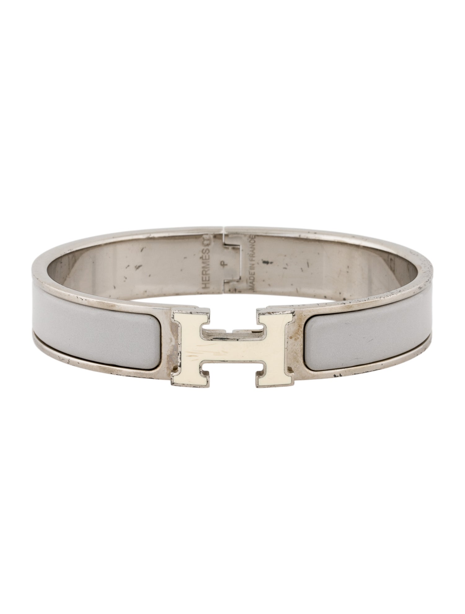 Hermès Clic H Enamel At Turnlock Bracelet