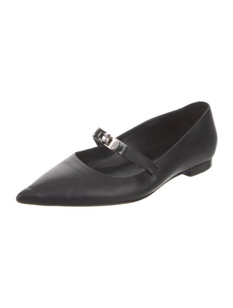 Hermès Kelly Ballet Leather Mary Jane Flats