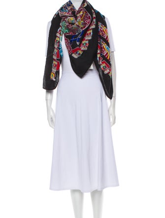 Hermès Sous Legarde Mars Cashmere Shawl