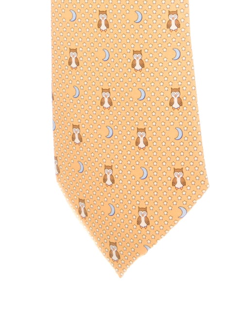 Hermès Silk Patterned Tie