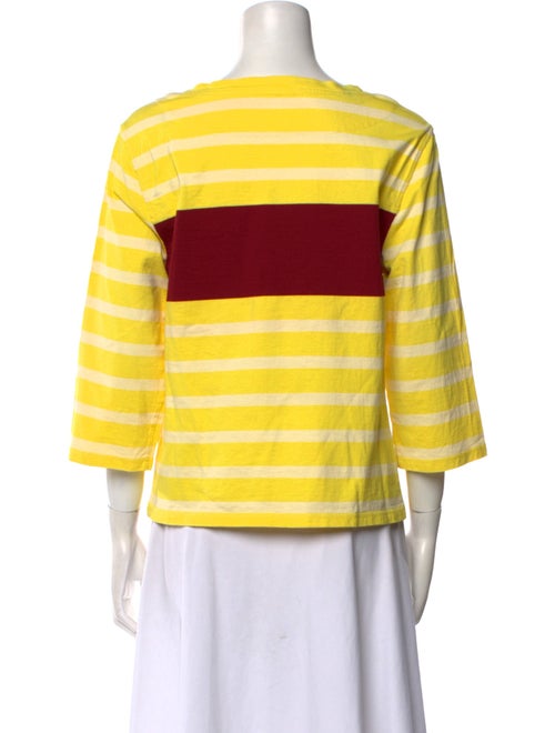 Hermès Striped Bateau Neckline T-Shirt