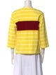Hermès Striped Bateau Neckline T-Shirt