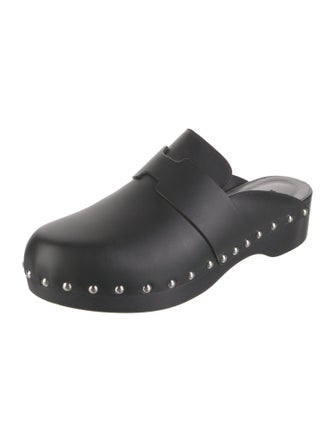 Hermès Calya Leather Mules