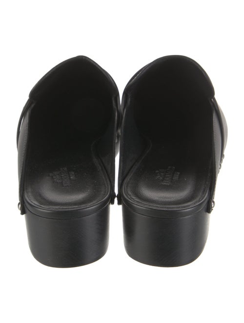 Hermès Calya Leather Mules