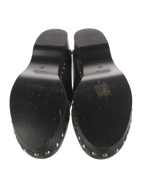 Hermès Calya Leather Mules