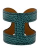 Hermès Ano Lizard Cuff Bracelet