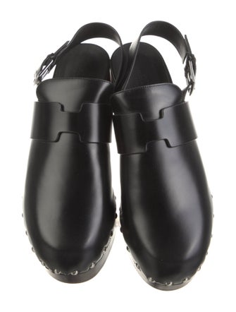 Hermès Hermione H Logo Slingback Flats