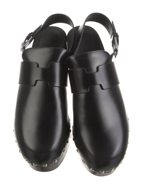 Hermès Hermione H Logo Slingback Flats