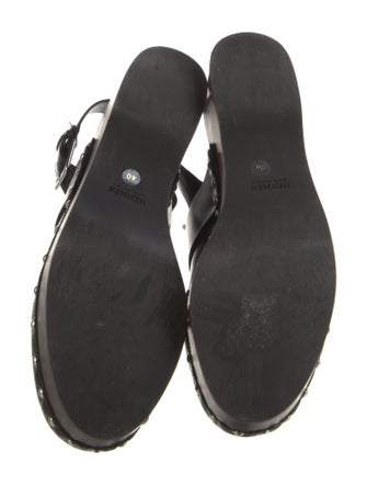 Hermès Hermione H Logo Slingback Flats