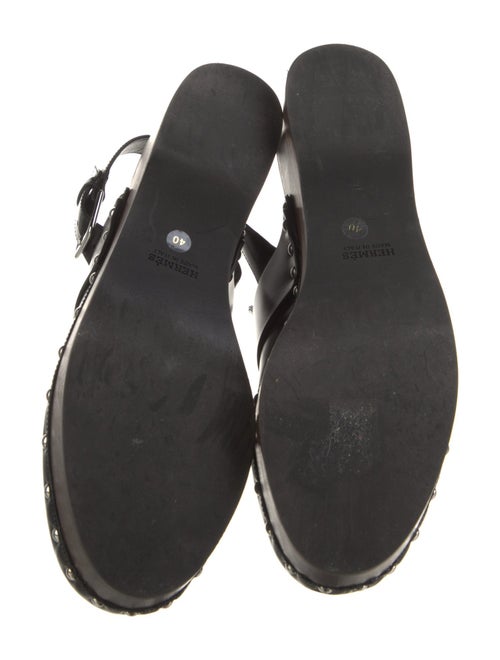 Hermès Hermione H Logo Slingback Flats