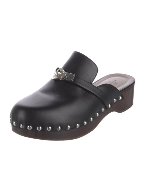 Hermès Carlotta Leather Mules