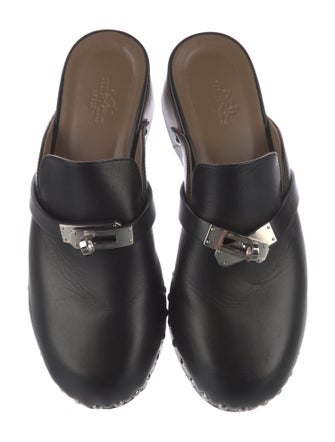 Hermès Carlotta Leather Mules