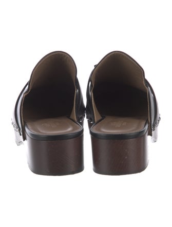 Hermès Carlotta Leather Mules